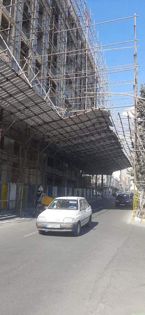 نمونه کار داربست فلزی قرچک