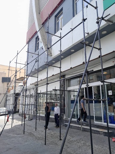 نصب داربست فلزی سعادت آباد