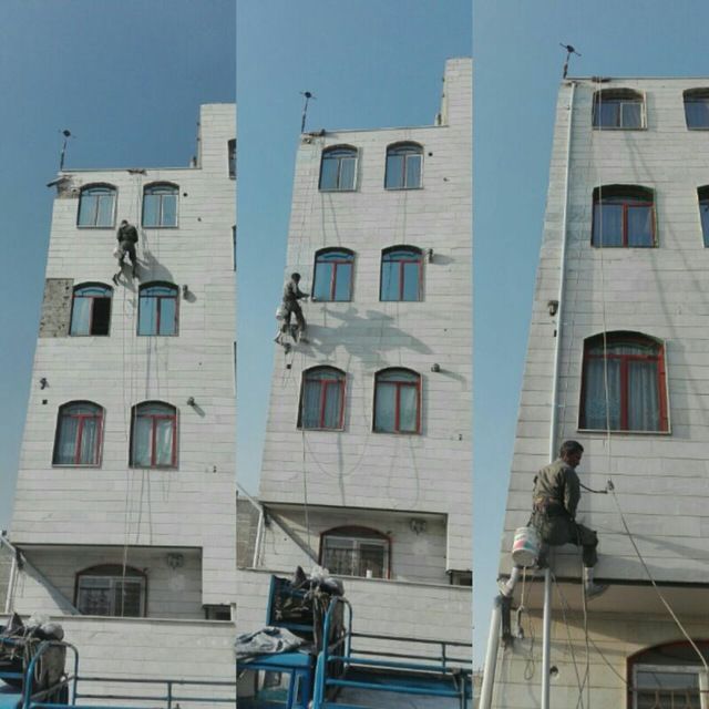 نصب پیچ و رولپلاک سنگ نما قزوین