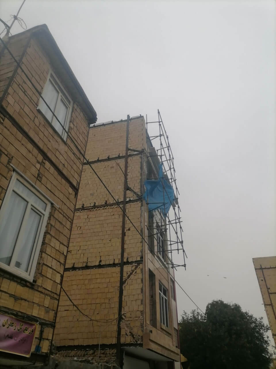 نصب داربست فلزی نما مشهد