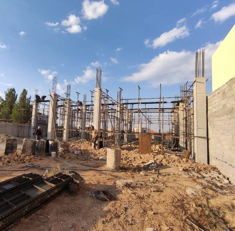 نصب داربست فلزی لاهیحان