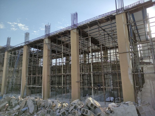 نصب داربست فلزی چهاردانگه